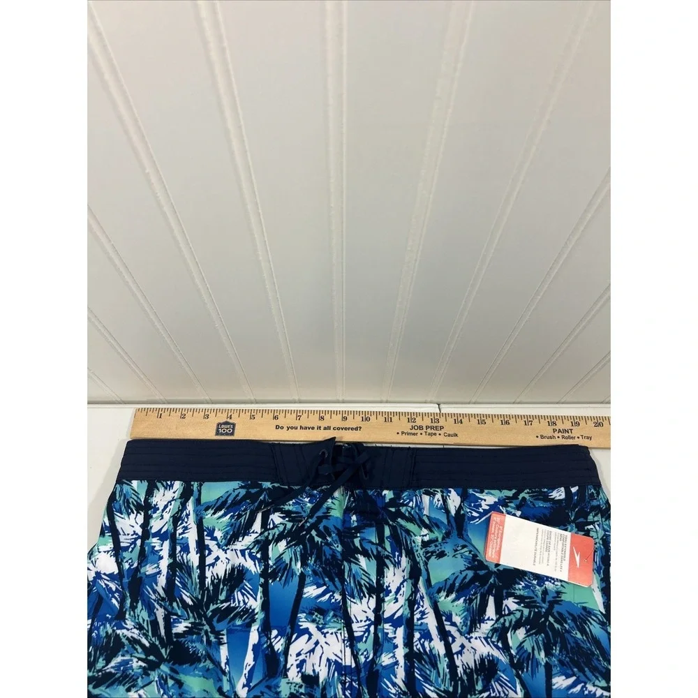 Speedo Men XXL Swim Short Hawaiin Sky Blue 9